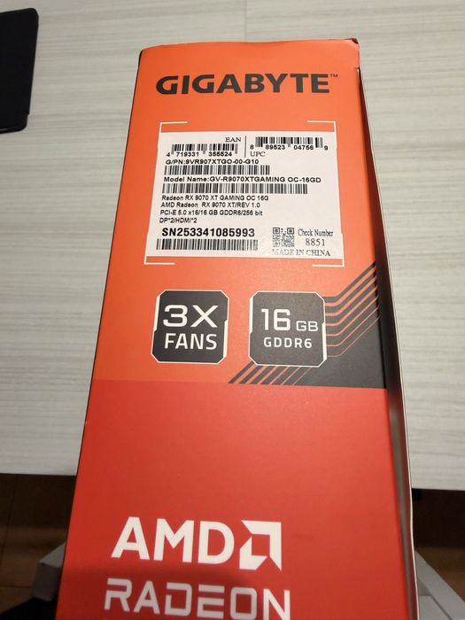 AMD RADEON RX 9070xt 16gb 256bit