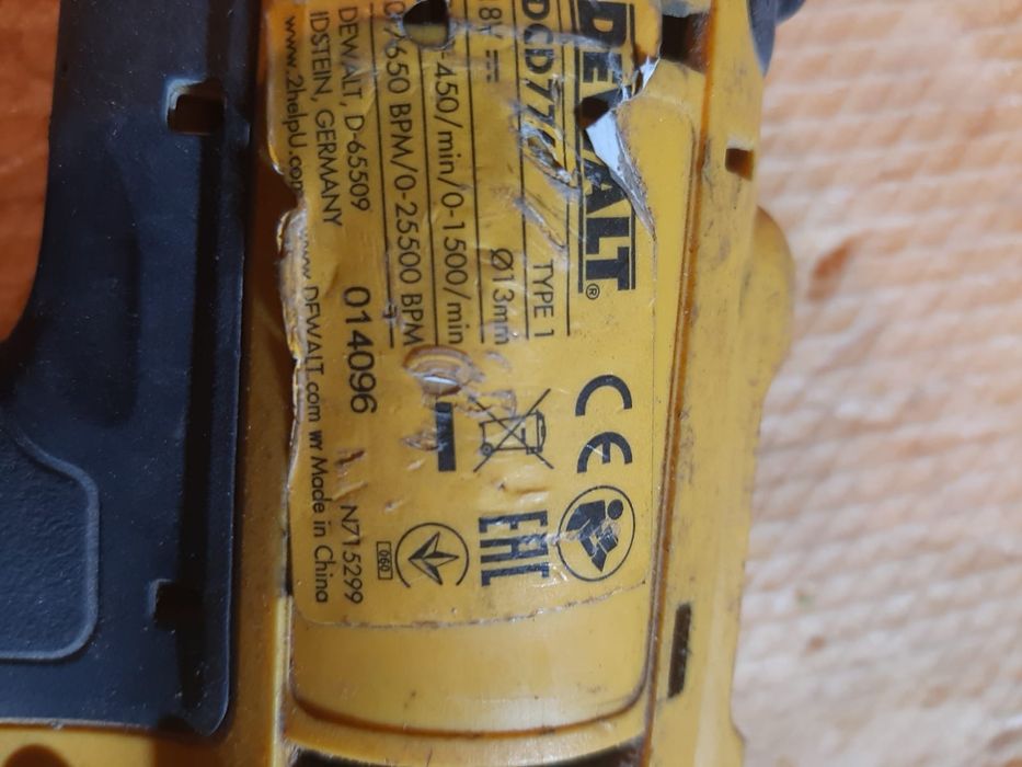 Devalt filetant percut