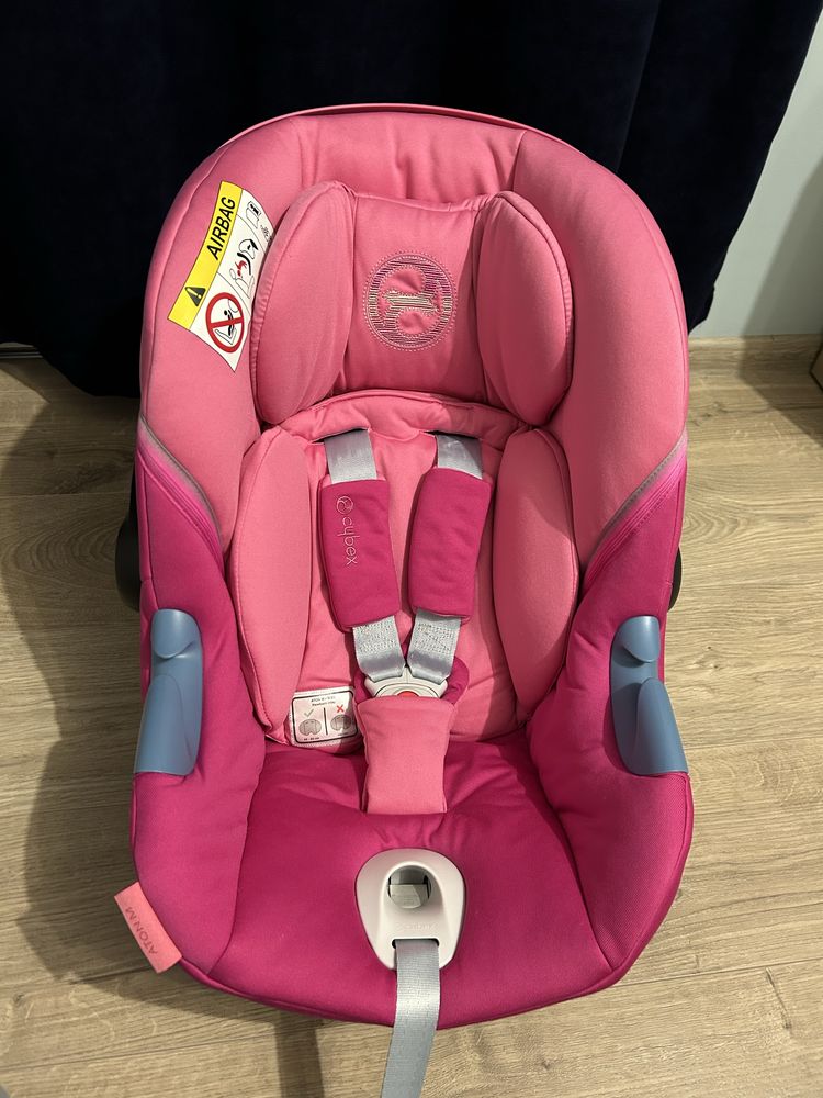 Столче за кола Cybex Aton M i-size 0-13 кг розово