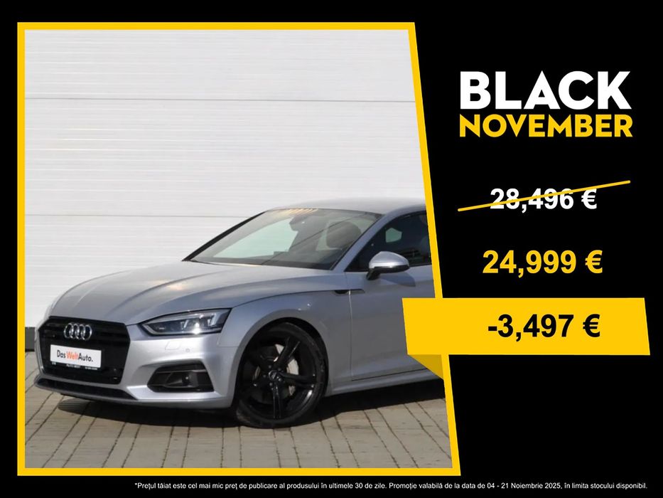 Audi A5 286 CP Quattro VirtualCockpit Matrix Bang&Olufsen Alcantara Camera