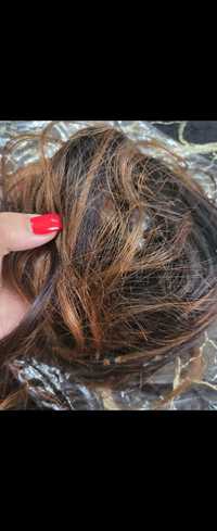 Естествена коса кератинови кичури