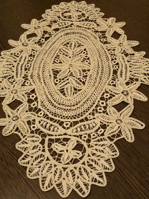 Mileu din macrame 65m. Croșetat de bunica Valentina