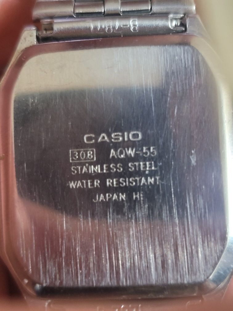 Casio AQW-55 model rar, din inox masiv, perfect functional