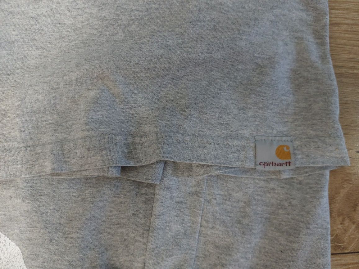 Tricou carhartt gri alb în stare foarte bună n y2k vintage dickies ska