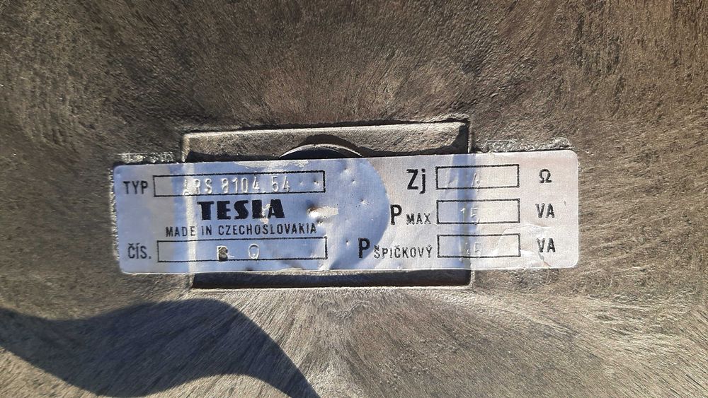Pick-up stereo Tesla NZC - 040, 2 x boxe originale, Czechoslovakia