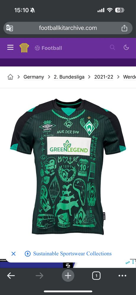 Tricou Werder Bremen Germania nike