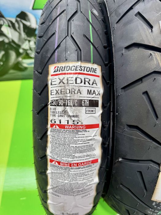 Set Anvelope Moto 130 90 17 si 170 70 16 Bridgestone Exedra Max 2024