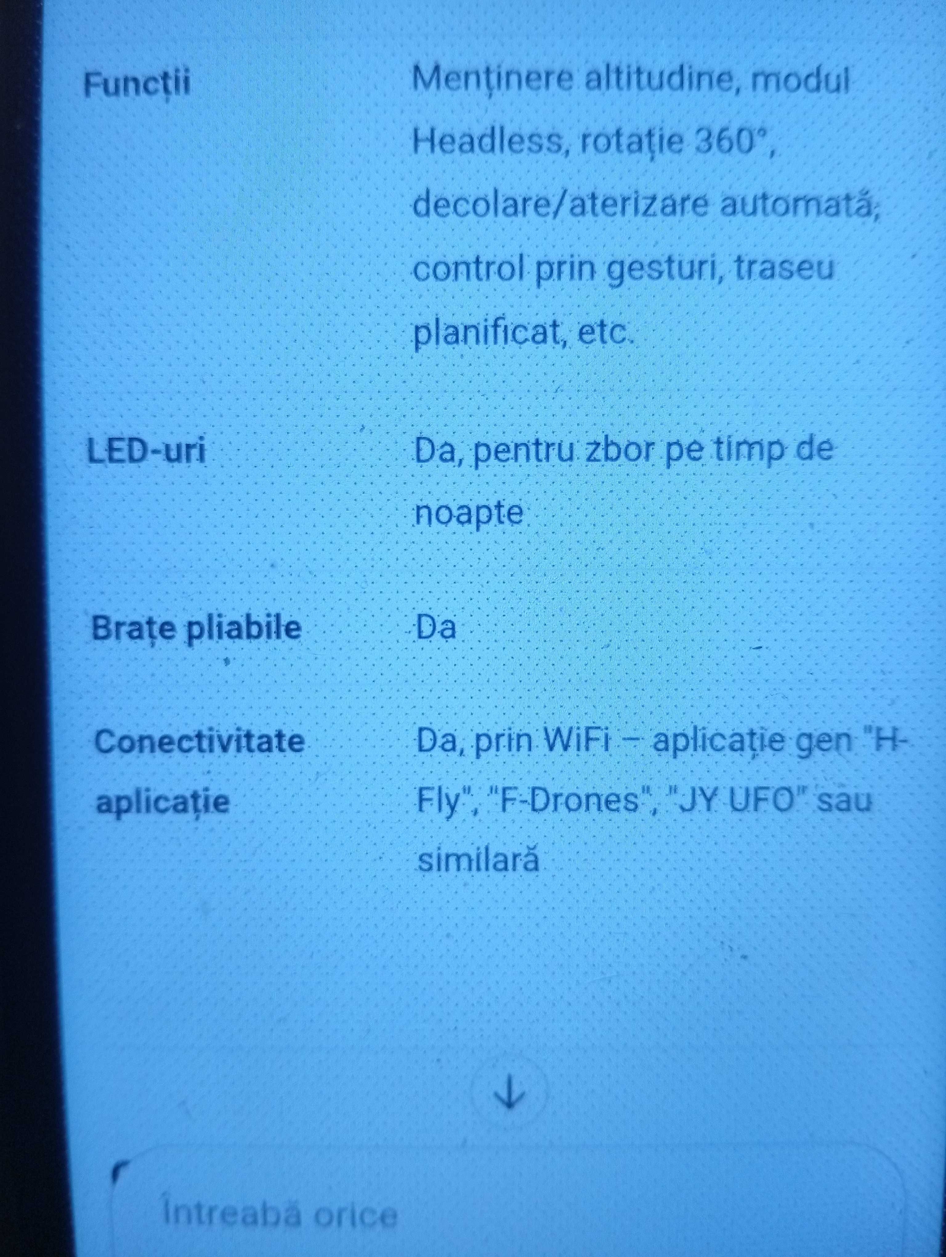 Vând drona cu telecomanda cutie de depozitare și instrucțiune