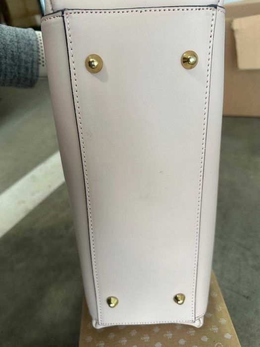 Geanta de piele roz prafuit Italia