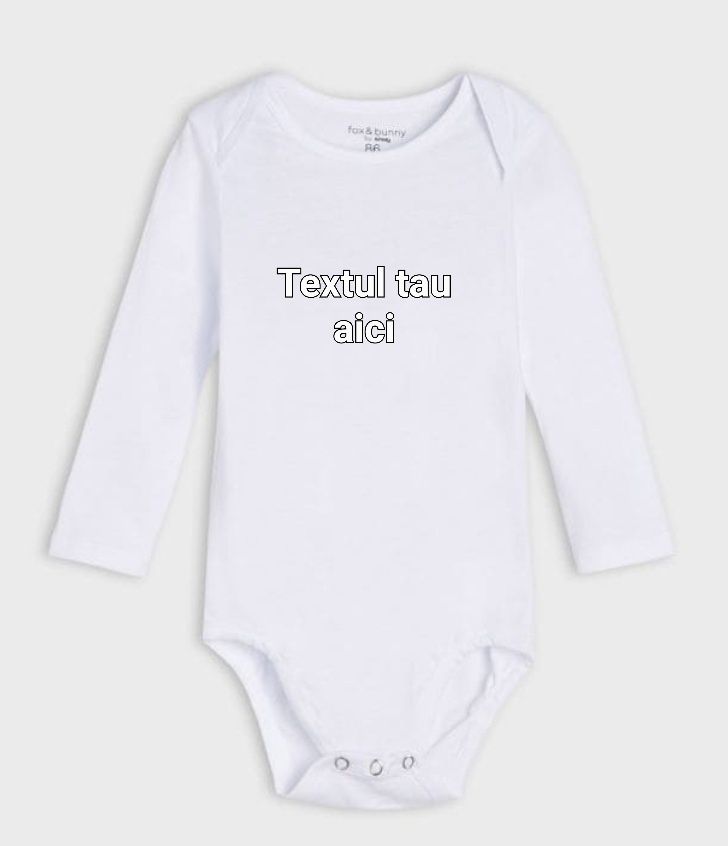 Body bebe personalizat