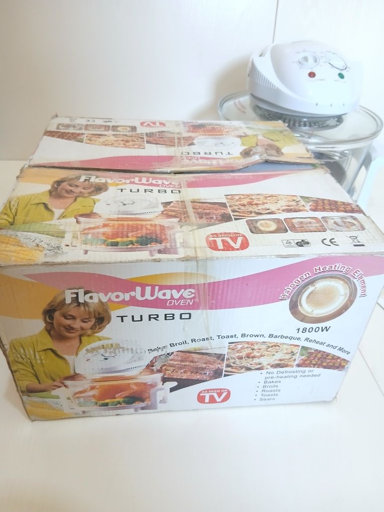 FlavorWave Turbo Oven (Модель MJ-928): Быстро, Вкусно, Здорово!