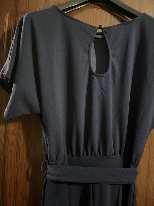 Дълъг гащеризон- цвят индиго