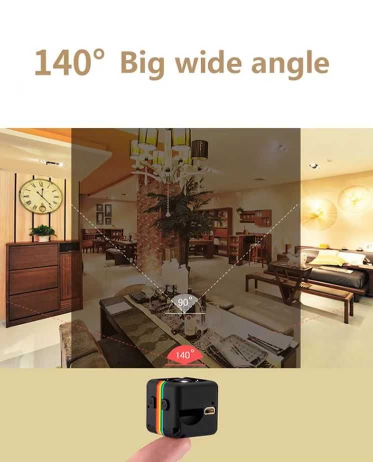 Мини спортна камера, Шпионска камера, SQ11 Mini DV