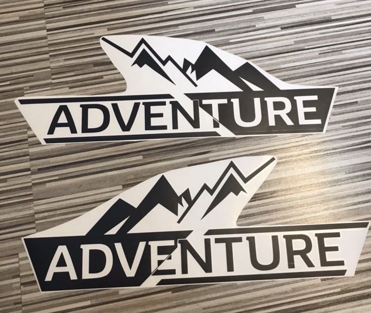 Sticker Duster Adventure si Stepway argintiu si negru