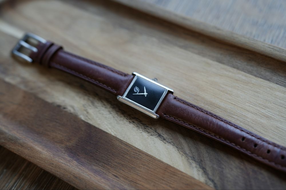 Ceas vintage mecanic Dugena, stil Cartier Tank, unisex, Swiss made