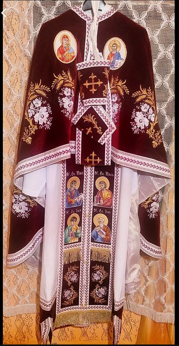 Vând Veșmânt Preoțesc Ortodox nou, din catifea,