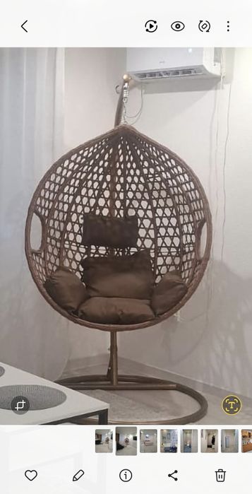 Продам кресло кокон б.у