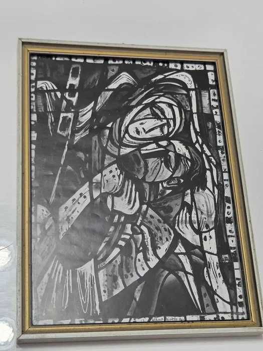 Lot vintage de 8 icoane si obiecte religioase