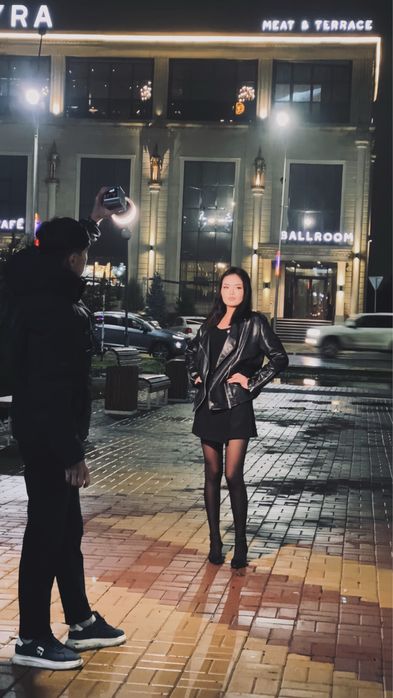 Коженный куртка на осень и весна