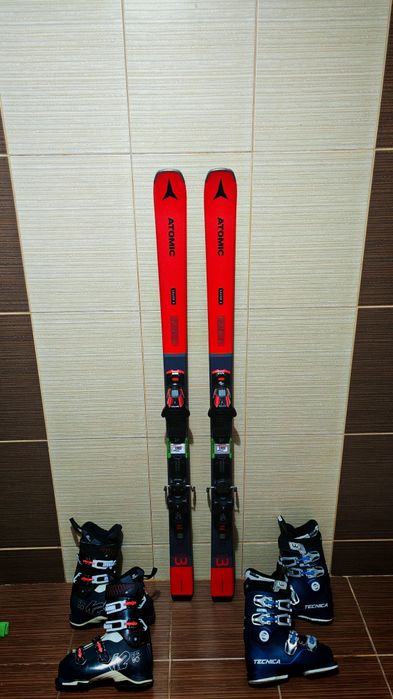 Set schiuri atomic savor 148-150 cm- clapari ski