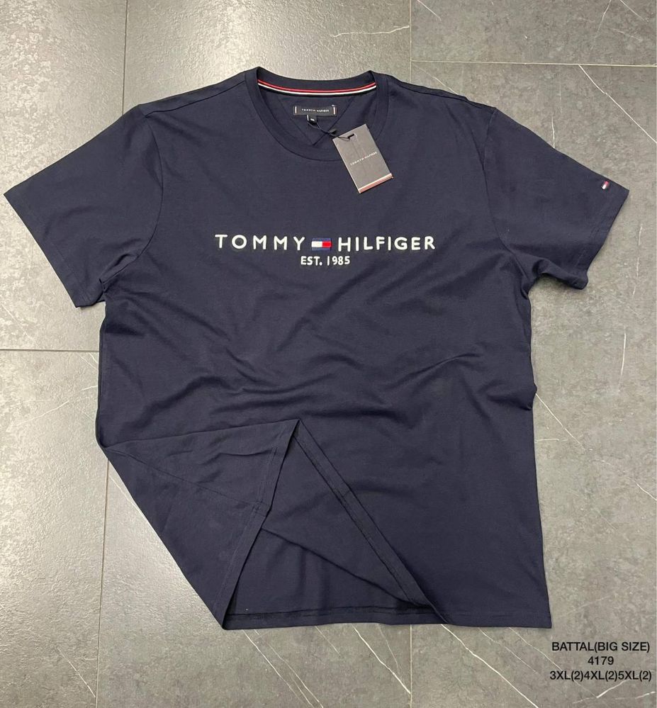 Мужская футболка 100% хлопок  TOMMY HILFIGER