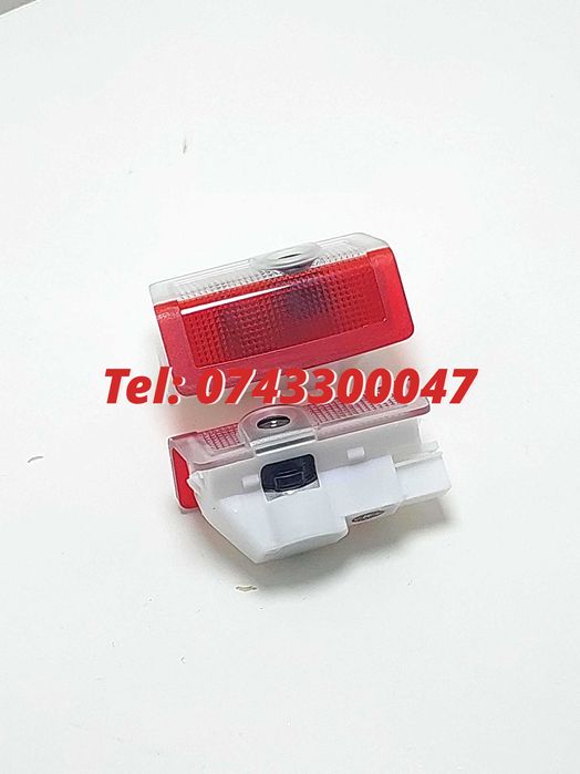 Set 2 Proiectoare Led Cu Logo Mercedes A B C E M Class