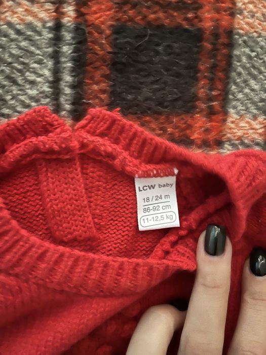 3бр зимни блузи за момиче 86-92