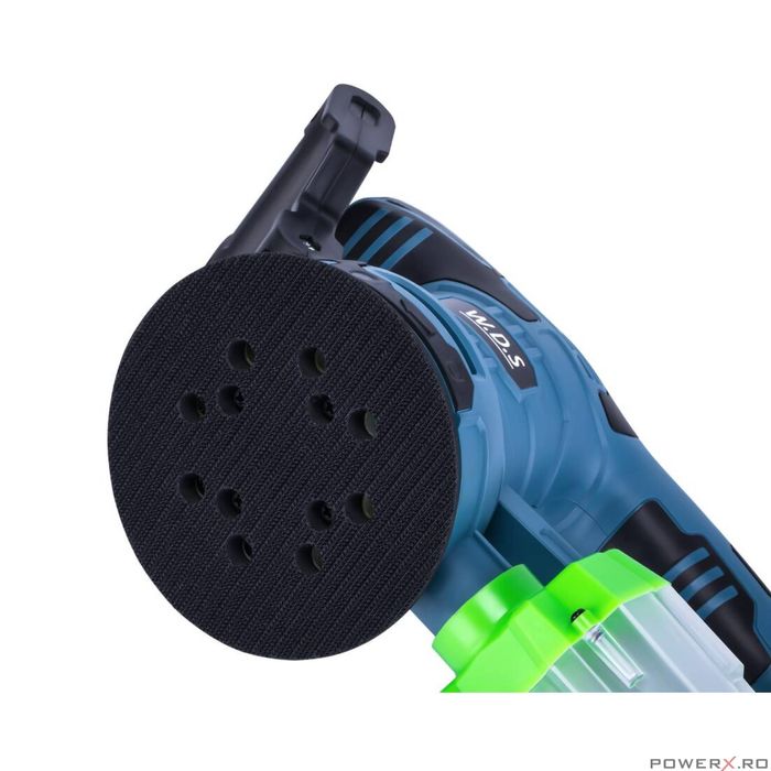 Slefuitor excentric, 1300W, orbital cu sistem de aspirare, permite