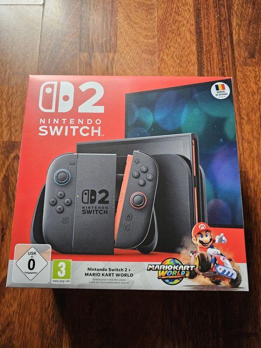 Joc nintendo switch 2 + mario kart world sigilat/nou