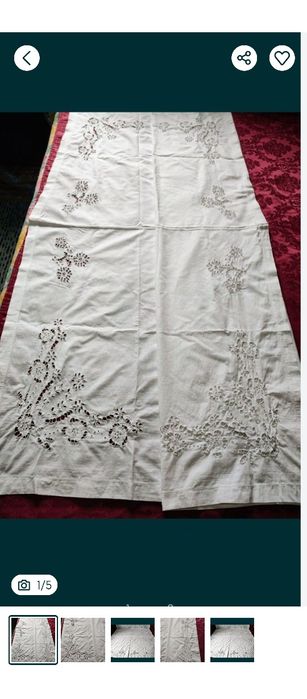 FĂRĂ DE MASĂ țărăneasca, lucrată la mâna cu ciur.Model rar de colecție