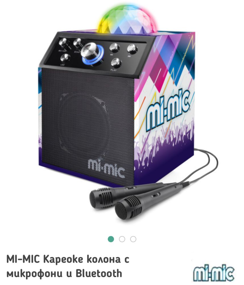 MI-MIC Кареоке колона с микрофони и Bluetooth