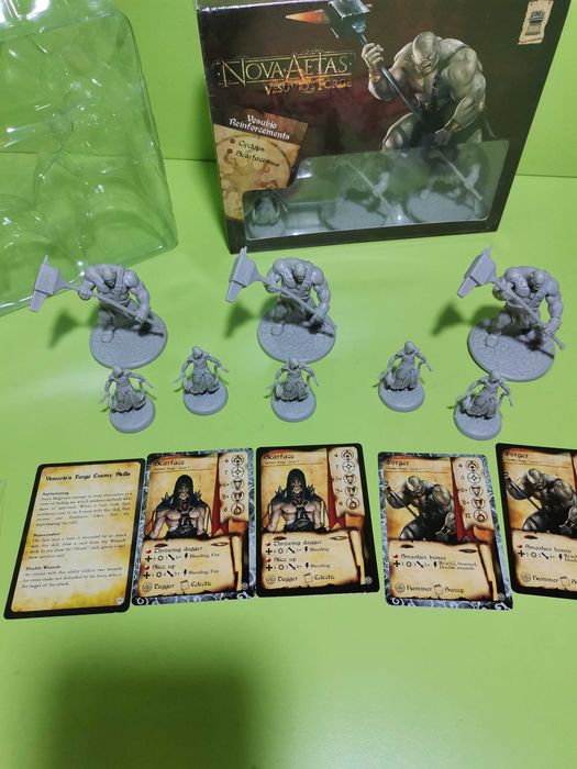 Set figurine NOVA AETAS. Cyclops monster onboard game.