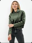 Новая женская куртка кожзам