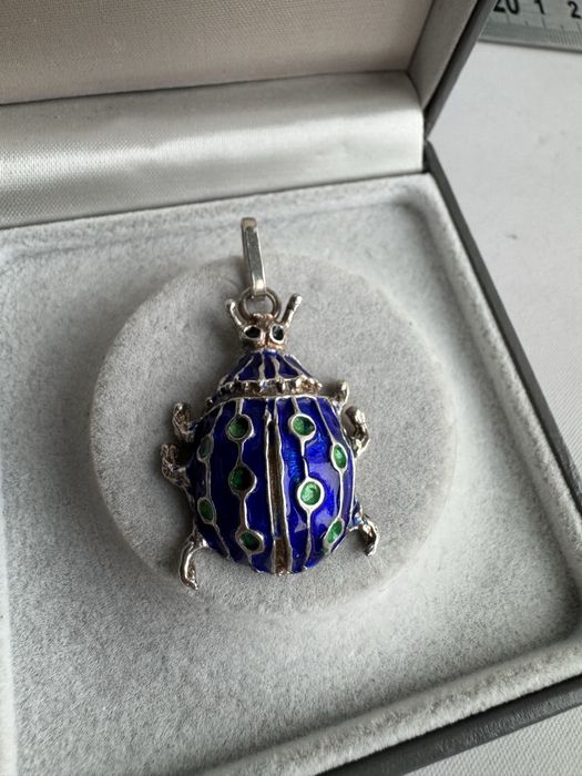 Pandantiv argint si email