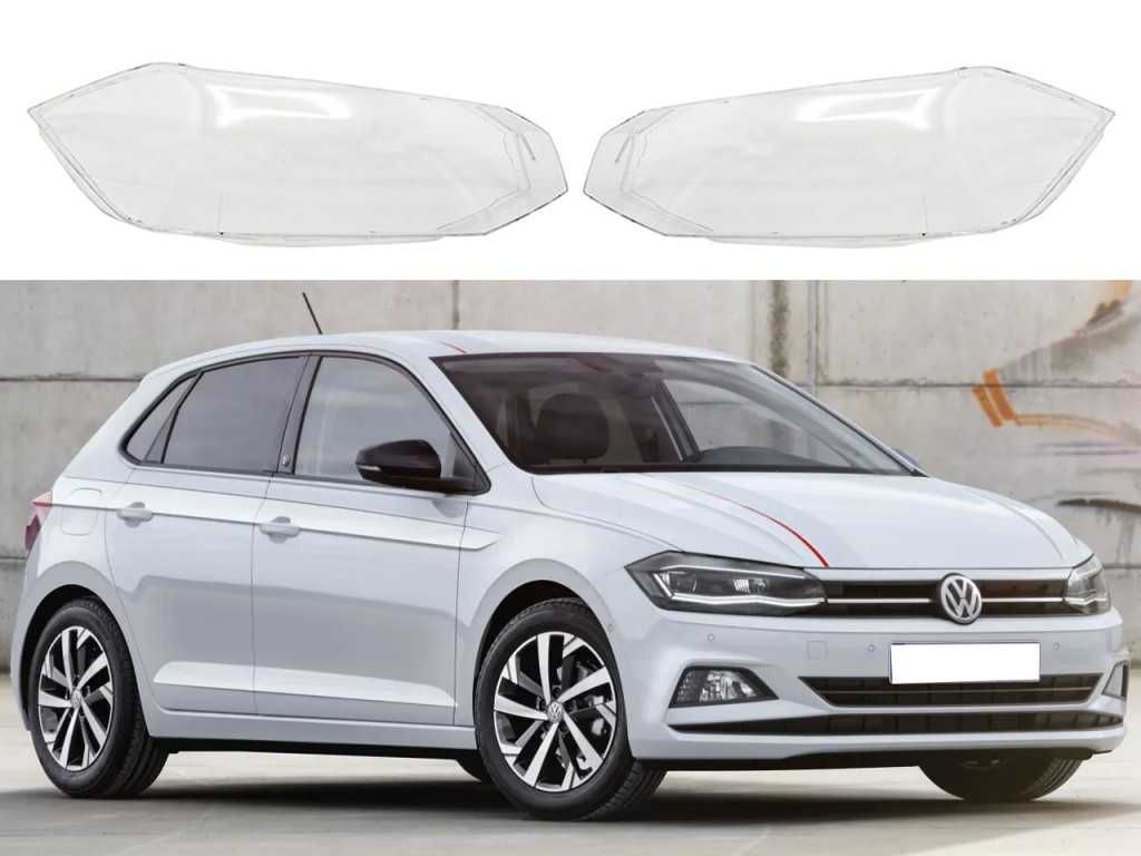 Комплект Стъкла за фарове на VW Polo 6C / VW Polo AW