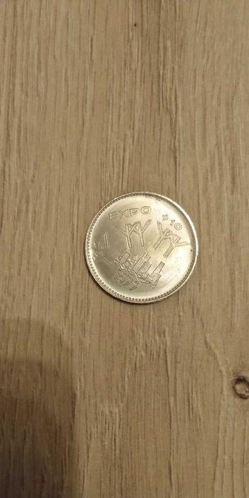 moneda 1 CAD Expo Montreal 1977