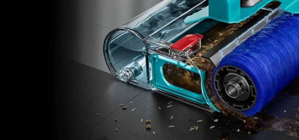 Аккумуляторный пылесос Dyson V15 Submarine сухая и влажная уборка.