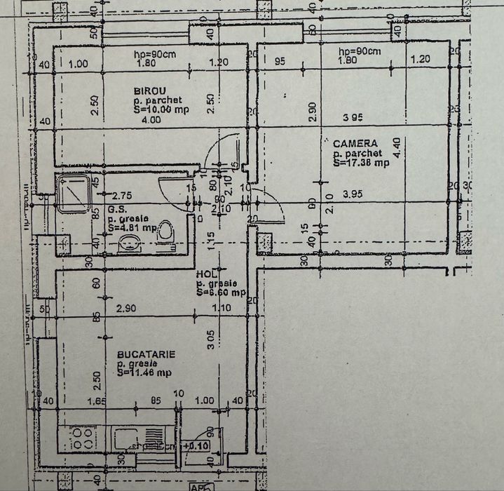 Vand apartament 3 camere iris ( str. sobarilor )