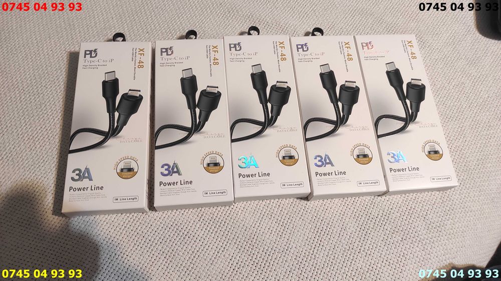 cablu telefon tableta de la tip C la mufa IPHONE noi in cutie