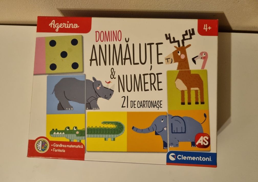 Joc Agerino Domino Animalute si Numere