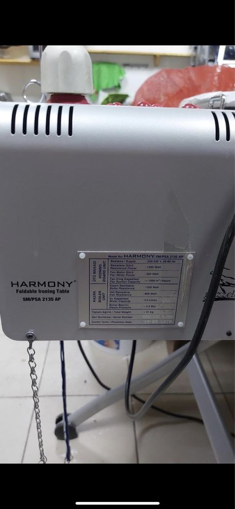 Промышленная гладильная доска с парогенератором Harmony SM/PSA 2135 AP