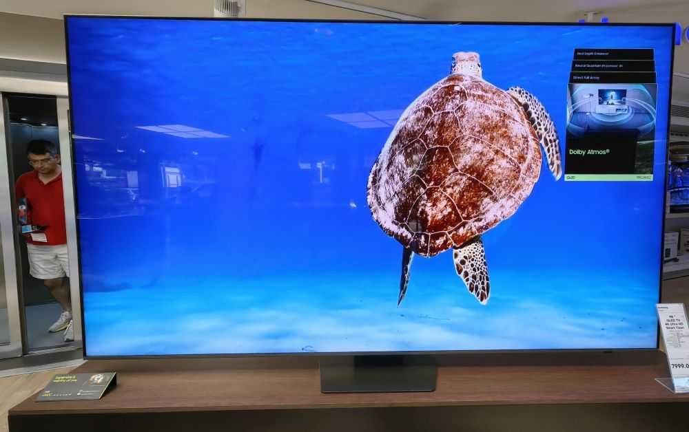 Телевизор QLED Samsung QE-98Q80C 98" (Новинка 2023) + Акция