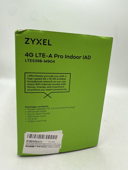 Router WiFi interior Zyxel 4G LTE-A LTE 5938 M-904 Sigilat G2