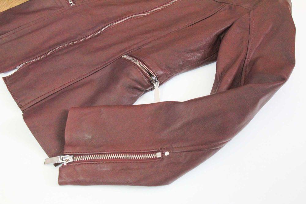 Дамско кожено яке Mango S