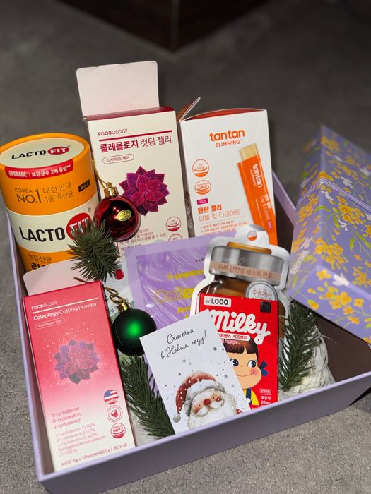 Новогодний Витаминный
Бокс - идеальный подарок для здоровья и красоты!