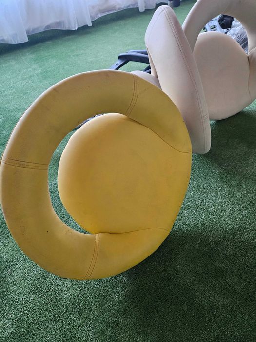 Scaun pivotant piele