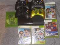 Xbox 360 + 4 controllere + 6 jocuri