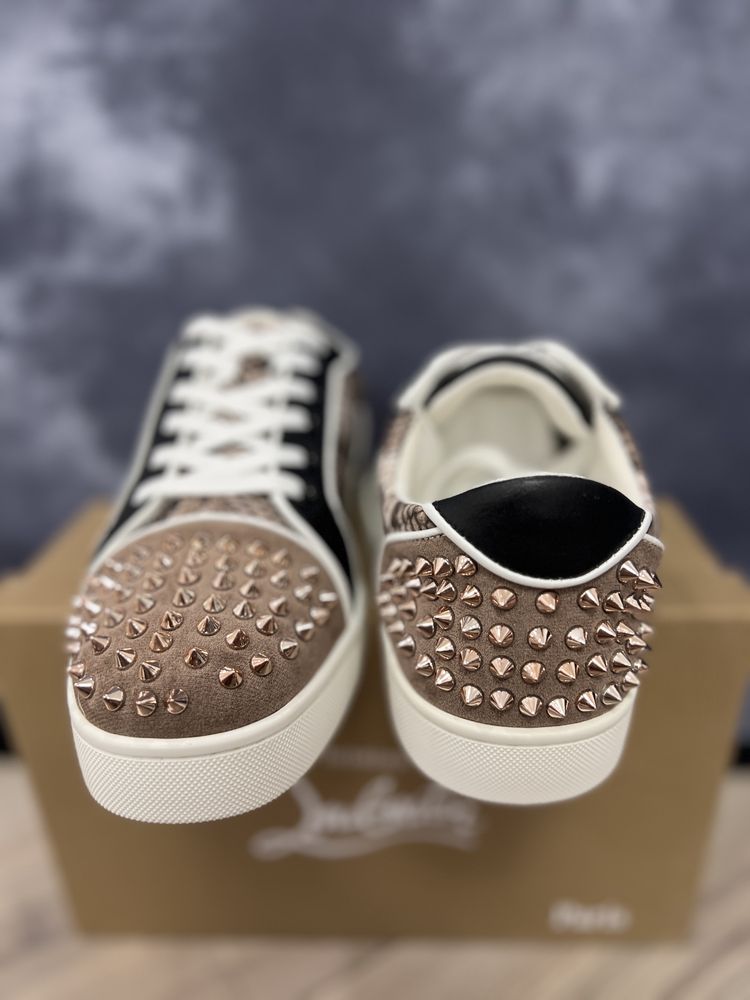Adidasi Christian Louboutin Premium 2024 -Piele Naturala