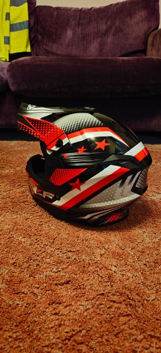 Мотокрос каска, коментар на цената  WULF M размер