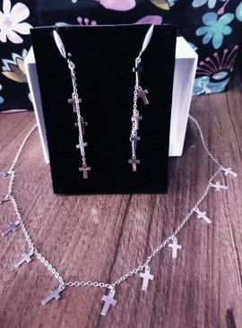 сребърен комплект